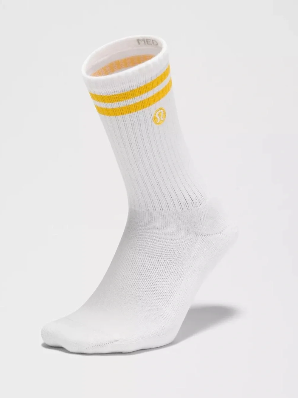 NWT Lululemon Unisex Daily Essential Crew Socks Stripe